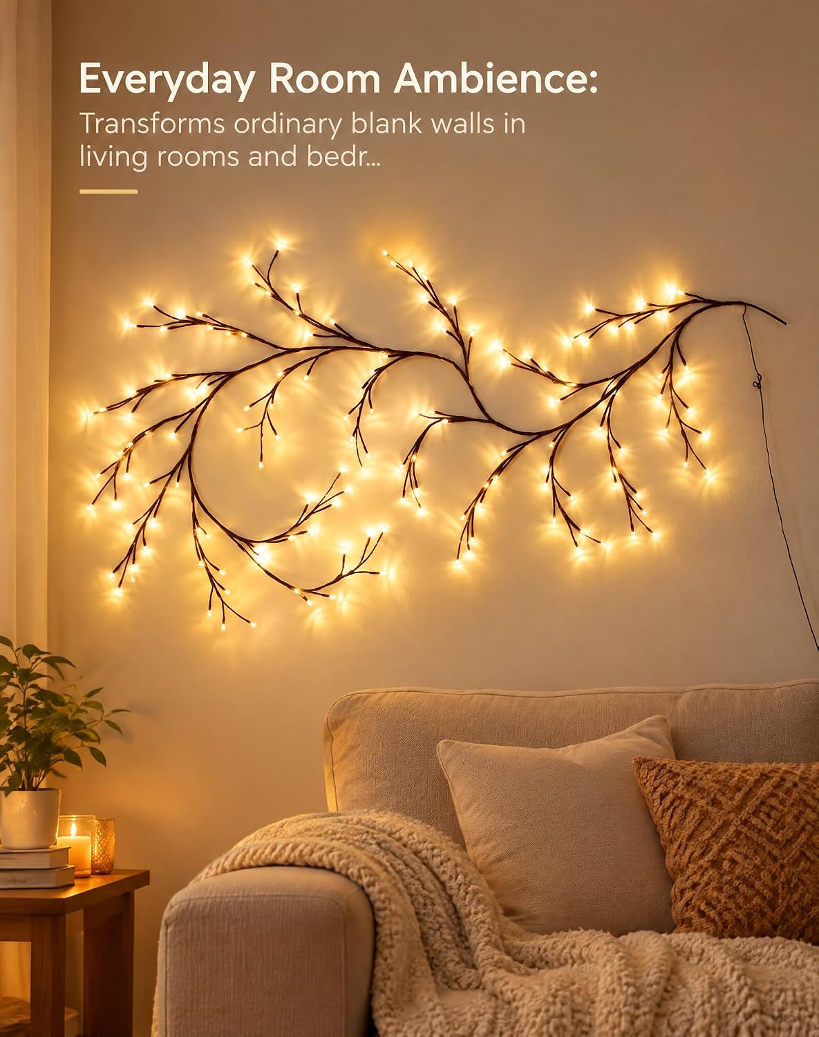 LED Willow Vine Light