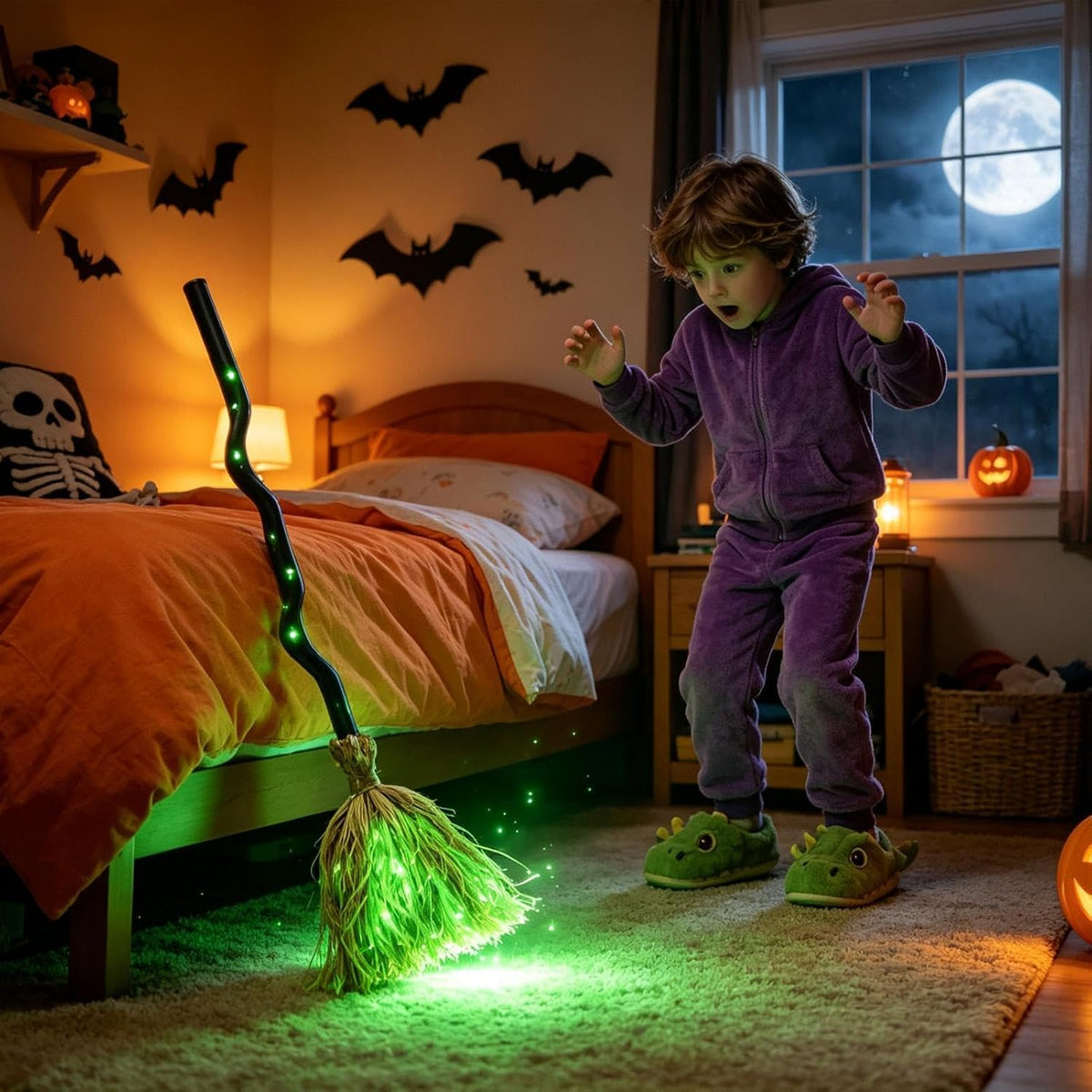 Dancing Witch Broom - Floating Witches Broom