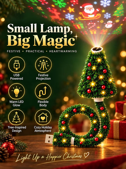 Christmas Tree Projection Night Light - Ceiling Projector