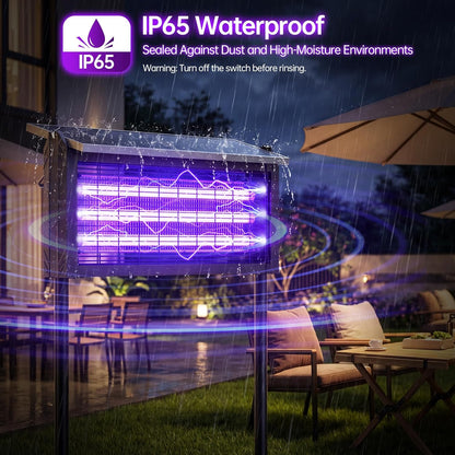 **Professional Solar High-Power Insect Zapper**