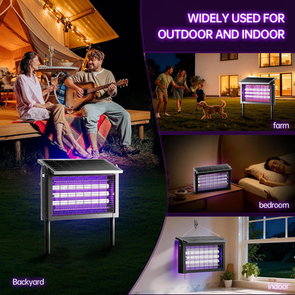 **Professional Solar High-Power Insect Zapper**