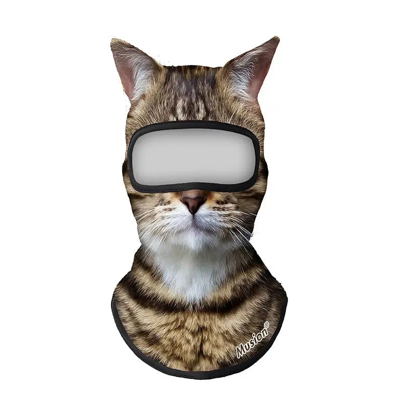 3D Ski Balaclava - Animal Face Full Face Hood Mask