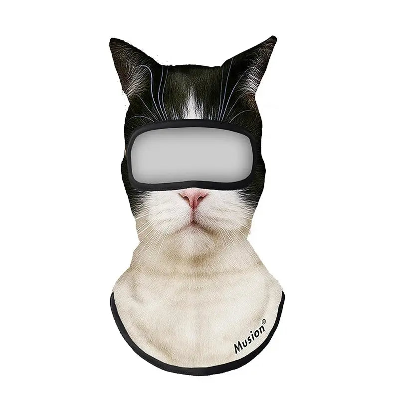 3D Ski Balaclava - Animal Face Full Face Hood Mask