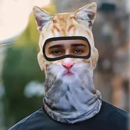 3D Ski Balaclava - Animal Face Full Face Hood Mask