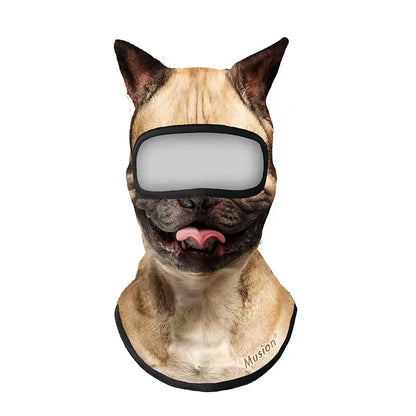 3D Ski Balaclava - Animal Face Full Face Hood Mask