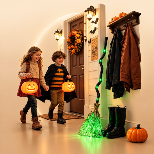 Dancing Witch Broom - Floating Witches Broom